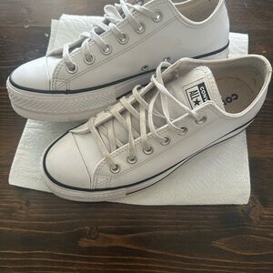 Converse Beige Low-Top Sneakers